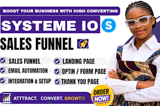 build systeme io website sales funnel systemeio landing page ebook course funnel