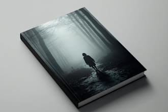 design horror book cover, sci fic cover and ebook cover