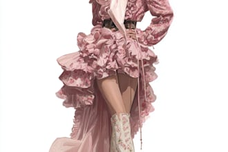 draw fashion illustration and sketch
