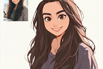create realistic and detailed vector portrait art