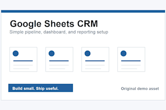 build a simple lead tracker and follow up workflow for your business