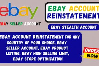 ebay account reinstatement, remove ebay suspension ebay appeal letter
