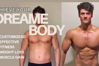 create a custom nutrition fitness meal plan for weight loss muscle gain