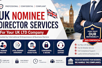 set up UK ltd company and provide nominee director