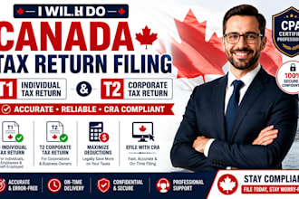 do canada tax return filing t1, t2 tax preparation