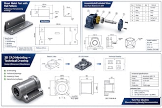 create detailed cad drawings for manufacturing