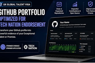 optimize your github repos and profile for uk global talent visa endorsement