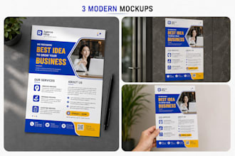 professional design a flyer or brochure