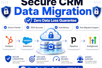 migrate data gohighlevel to hubspot pipedrive salesforce data migration expert