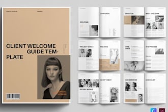 design real estate listing presentation buyer or seller guide, packet, brochure