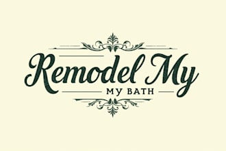 do make awesome remodel my bath vintage logo