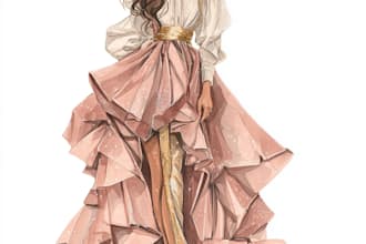 draw fashion and colorful digital illustration