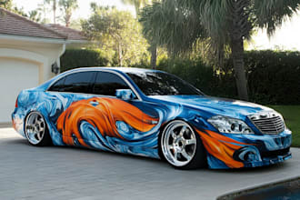 do vehicle wrap design car wrap design