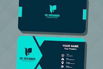 design professional business cards logo or cv design