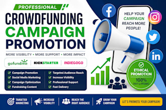 do crowdfunding campaign promotion and marketing