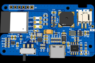 design esp32, esp8266 and stm32 iot pcb with firmware and hardware prototyping