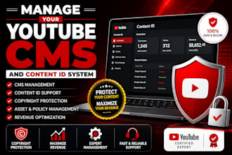 manage your youtube cms and content id system