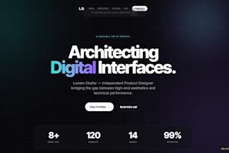 build a modern ai website or business website