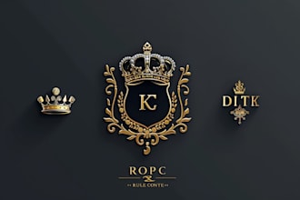 do luxury, crown, fashion and jewelry logo