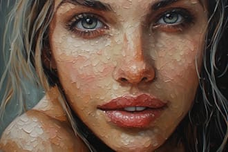 paint a real oil portrait with free shipping