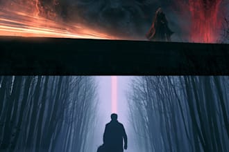 design professional book cover, fantasy thriller design