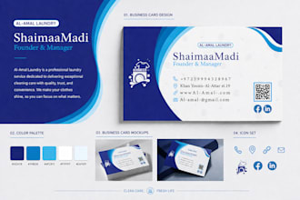 design creative business cards for your brand identity
