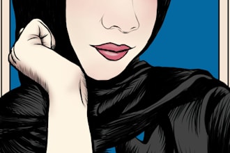 design your oc or your portrait with comic style