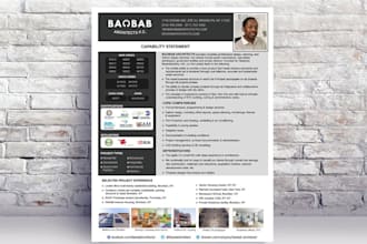 design a printable business flyer, brochure, and poster
