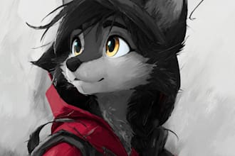 design a detailed fursona reference sheet for your furry