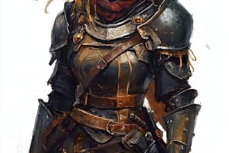 create custom dungeons and dragons character art