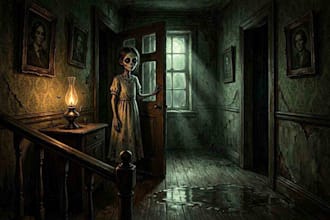 draw a horror illustration