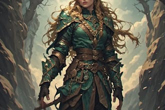 paint realistic or fantasy character art