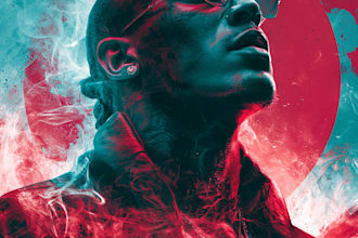 design a rap, hiphop or reggaeton front cover art