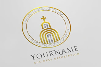design a modern, professional church logo and ministry brand identity