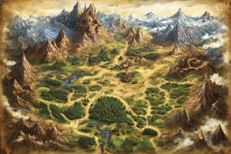 draw a custom map for fantasy