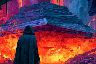 create star wars and sci fi illustration