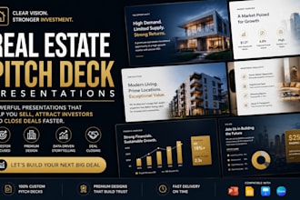 design a premium tech startup pitch deck for pre seed and series a fundraising