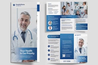 design healthcare brochure medical wellness poster hospital healthcare brochure