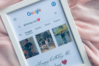 design a custom memory photo frame for your special moments