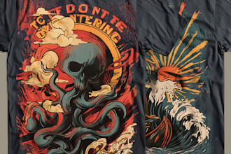 do t shirt design and graphic t shirt design