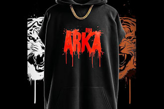 design urban edgy streetwear t shirt graphics