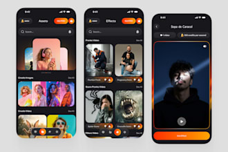 build ai video generator, ai video editing app, photo editing app, ai animation