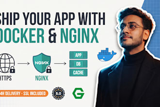 dockerize and deploy your web app with docker compose and nginx