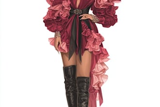 to illustrate your fashion designs, fashion illustration
