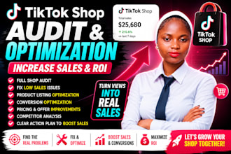 audit and optimize your tiktok shop to boost sales and ROI