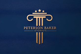 make a premium unique attorney, law firm and legal logo design
