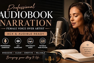 do american female voiceover, acx narration to acx audible standards