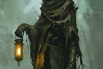 do horror character art and horror character