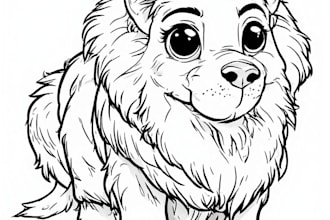 draw cute, bold and easy coloring pages