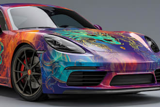 design car wrap, van wrap, truck wrap, and vehicle graphics